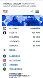 Mobile Screenshot of frammuseum.no